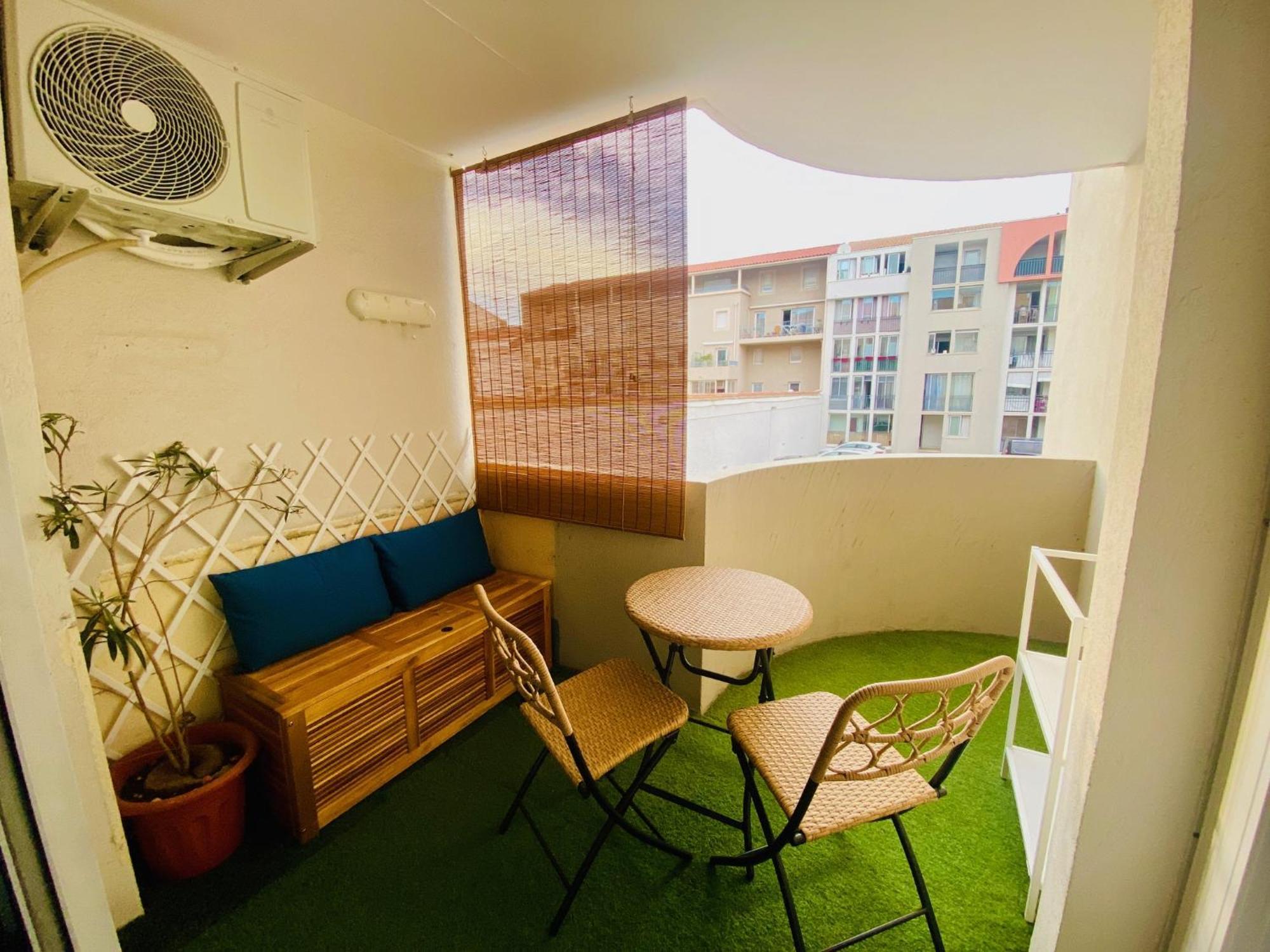 Superbe T2 Cote Gare Parking Clim Wifi Terrasse ! Lejlighed Sète Eksteriør billede